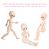 UCanaan Customized 1/6 BJD Doll 12 Inch Ball Jointed Dolls + Basic Makeup + Different Hands,Free to Change DIY Dolls(Brown Eyes)